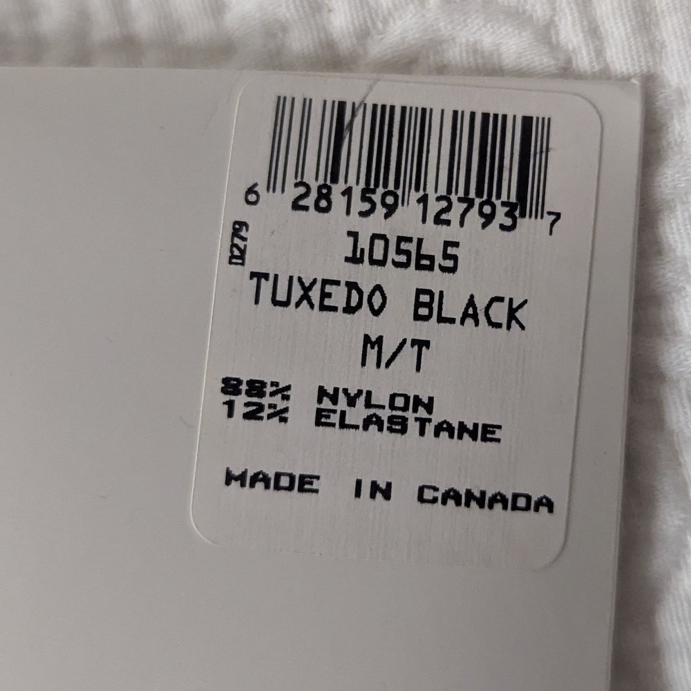 Jockey Pantyhose/Tights‎ Print Tuxedo Black Women's M/T VTG NWT (Lot 3) - Picture 7 of 8